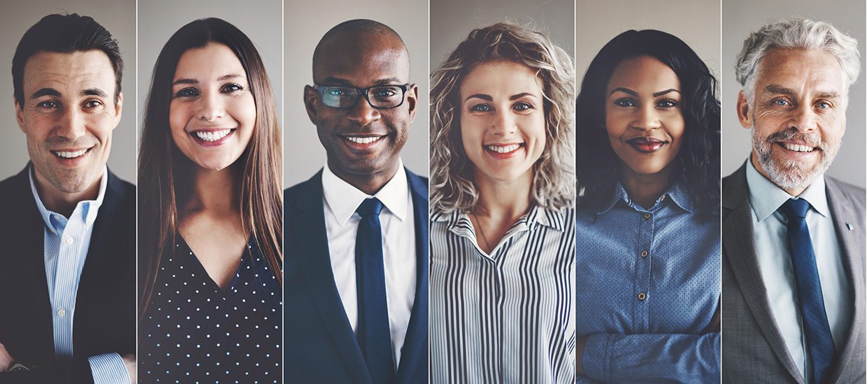 Image of head shots of a variety of people